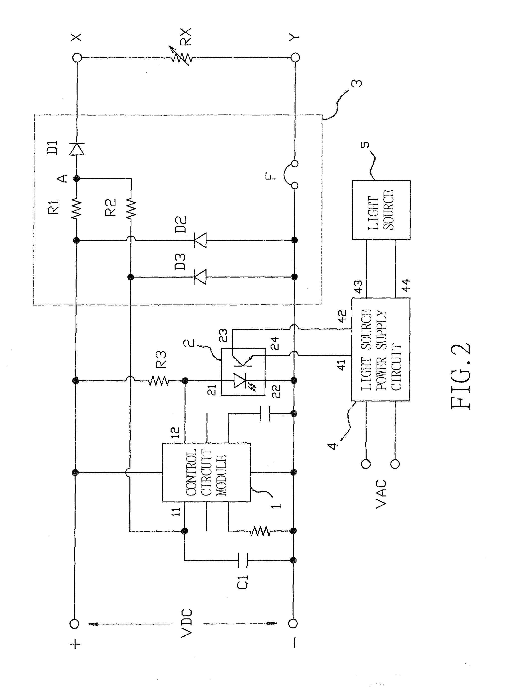 Isolation dimmer circuit structure