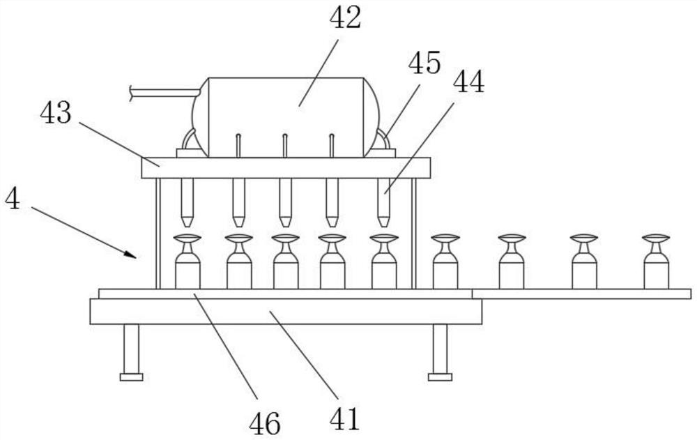 Hemagglutination reagent production equipment assembly line and process thereof