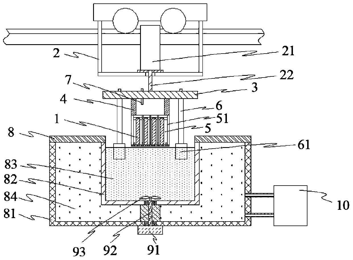 High-efficiency glass shell metal texture surface treatment equipment and method