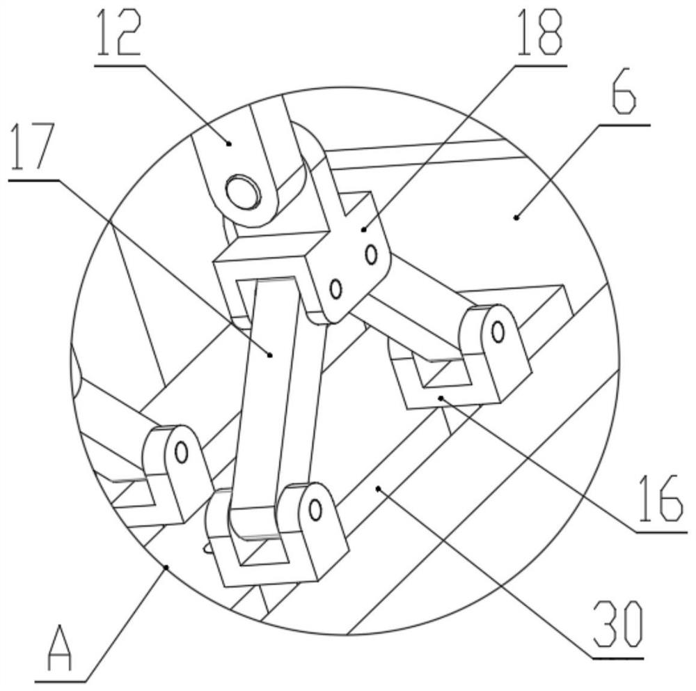 Material transportation robot with high bearing capacity