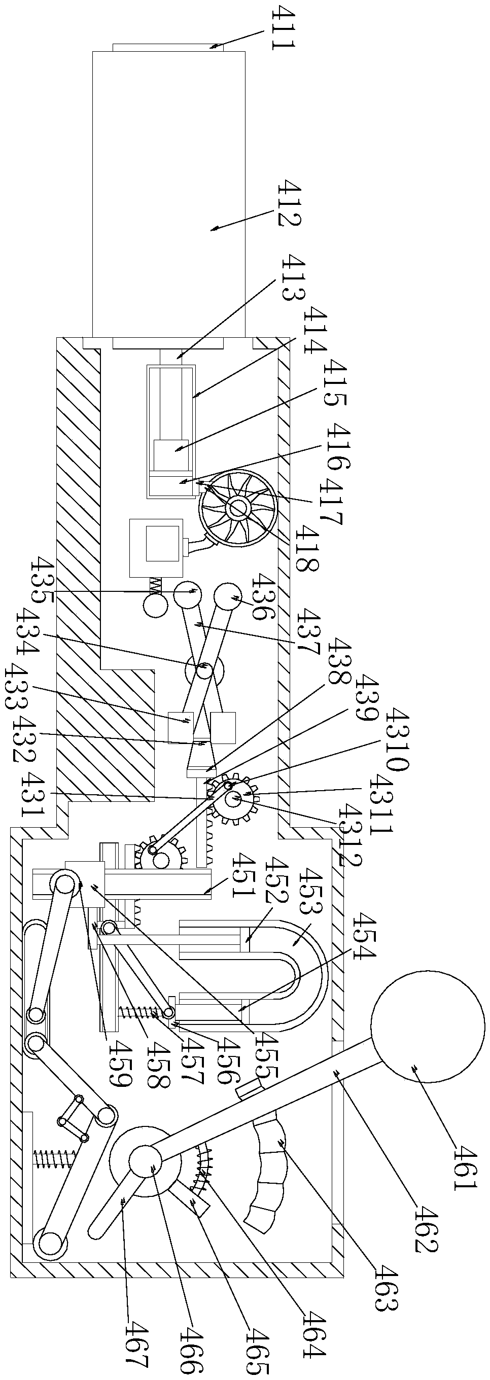 Sprue-riser removal machine