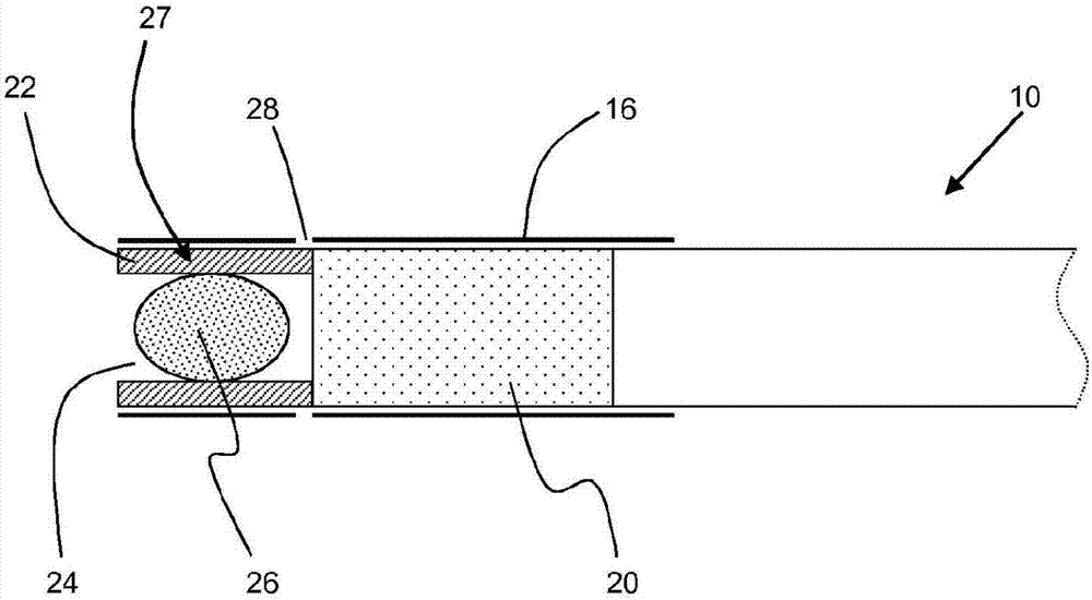 Aerosol-generating article comprising a detachable freshener delivery element with high resistance to draw