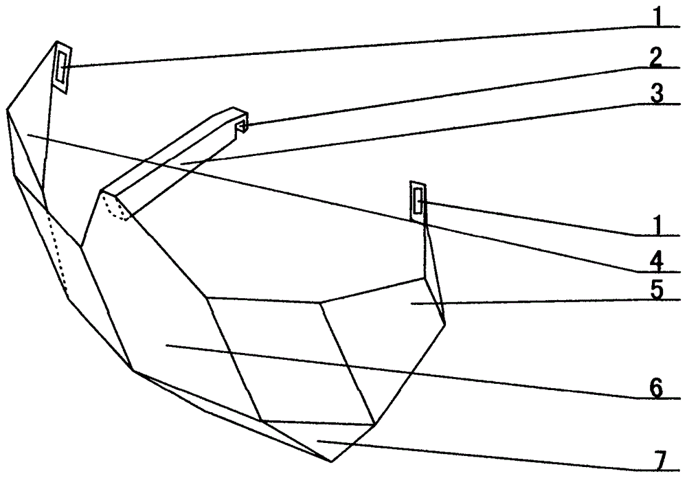 Anti-spitting liquid isolation plate for spectacle frame