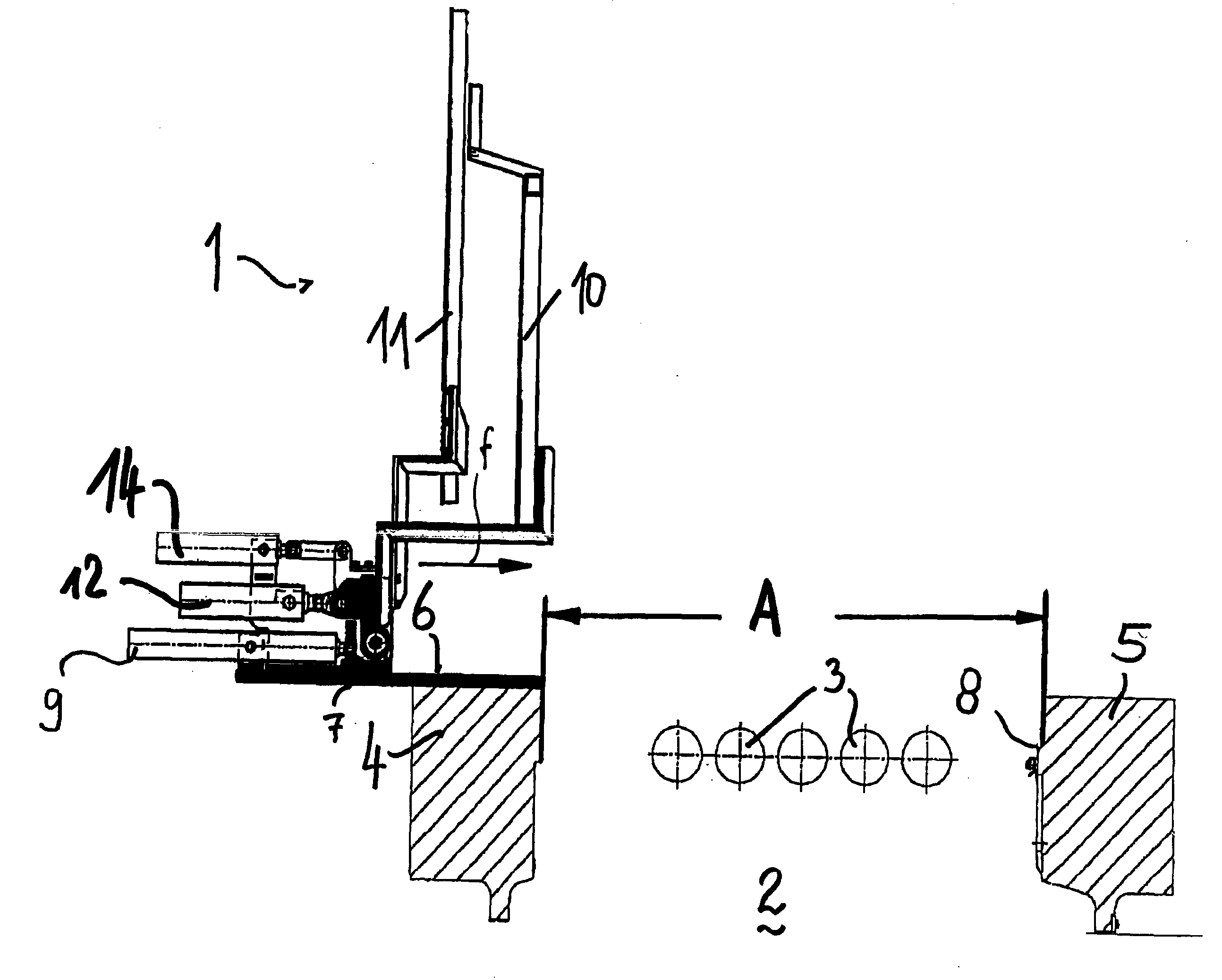 Workpiece deforming press including a safety device