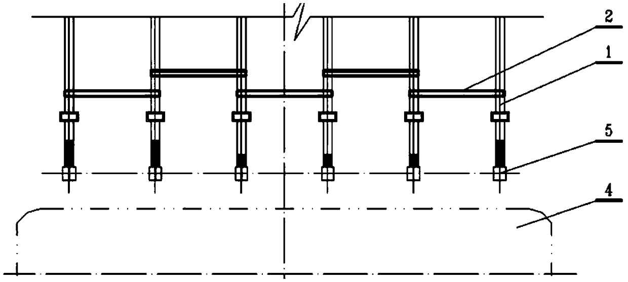 Aluminum electrolysis serial head groove emergency device and emergency method thereof