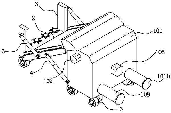 Straw pulverizing and returning-to-field integrated machine