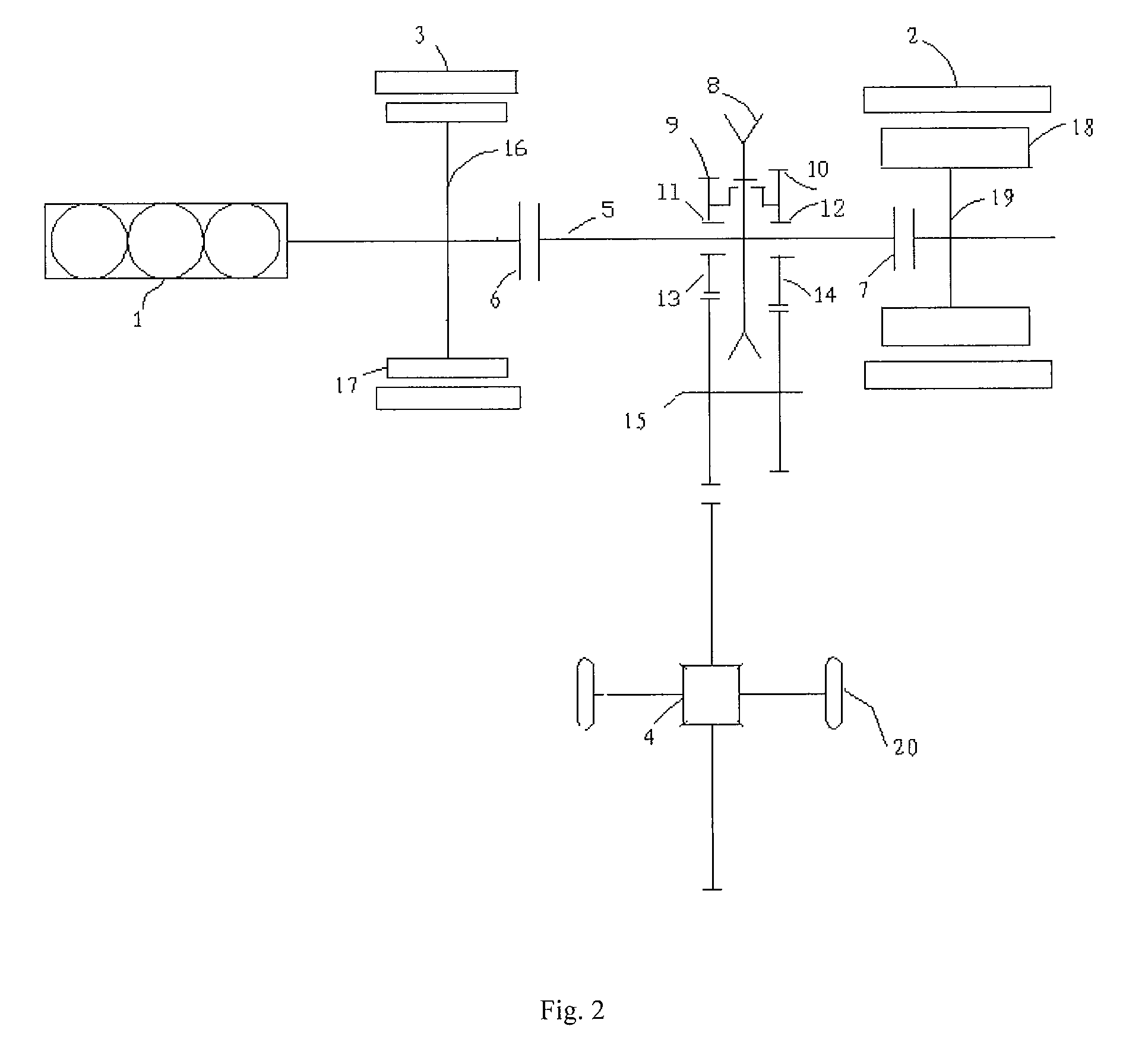 Hybrid electric drive unit, hybrid drive system and control method thereof