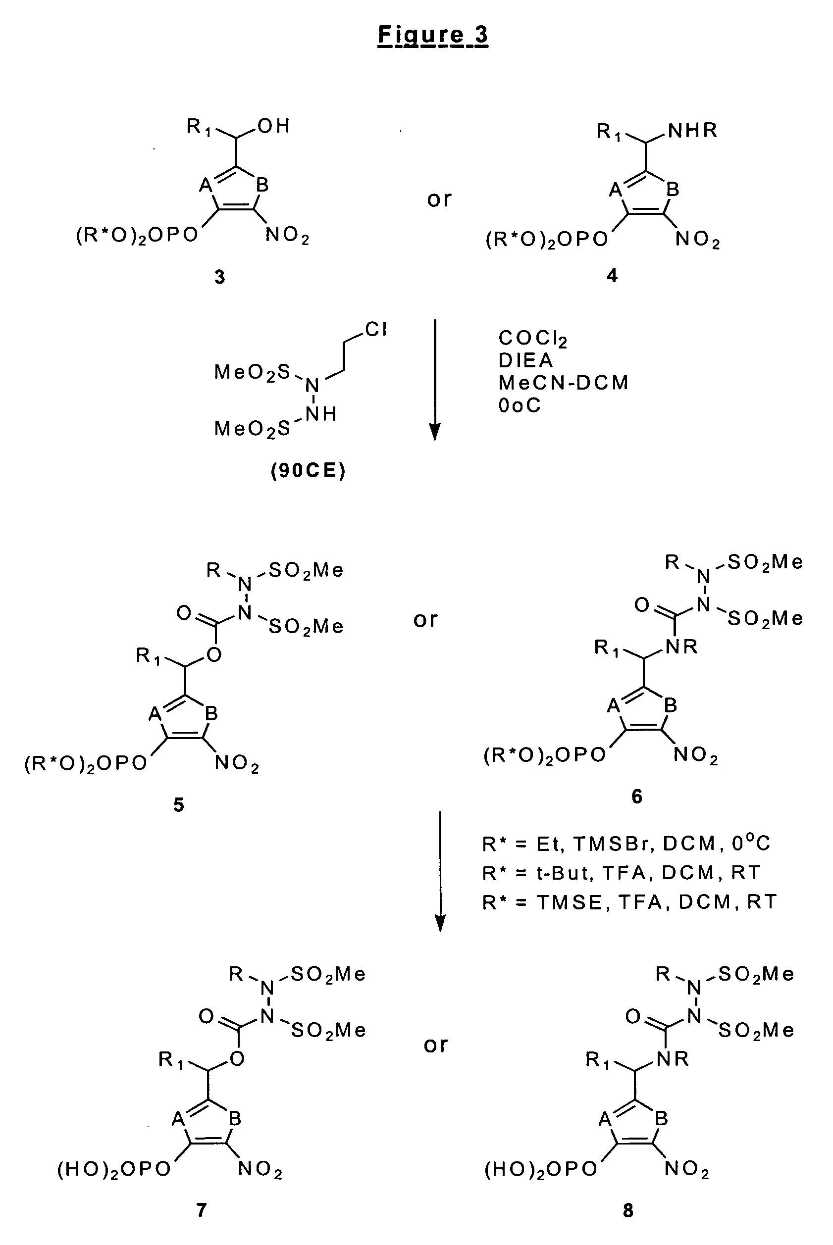 Phosphate-bearing prodrugs of sulfonyl hydrazines as hypoxia-selective antineoplastic agents