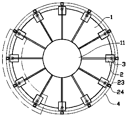 Automatic telescopic cleaning device