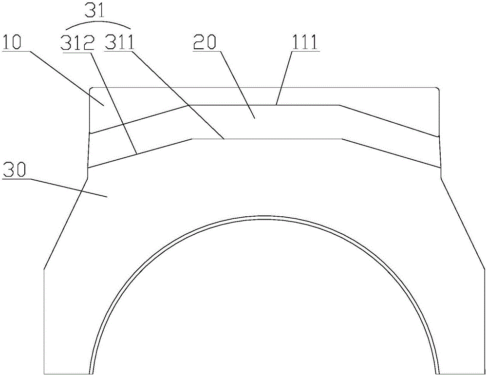 Railway vehicle bogie and integrated adapter rubber blanket thereof