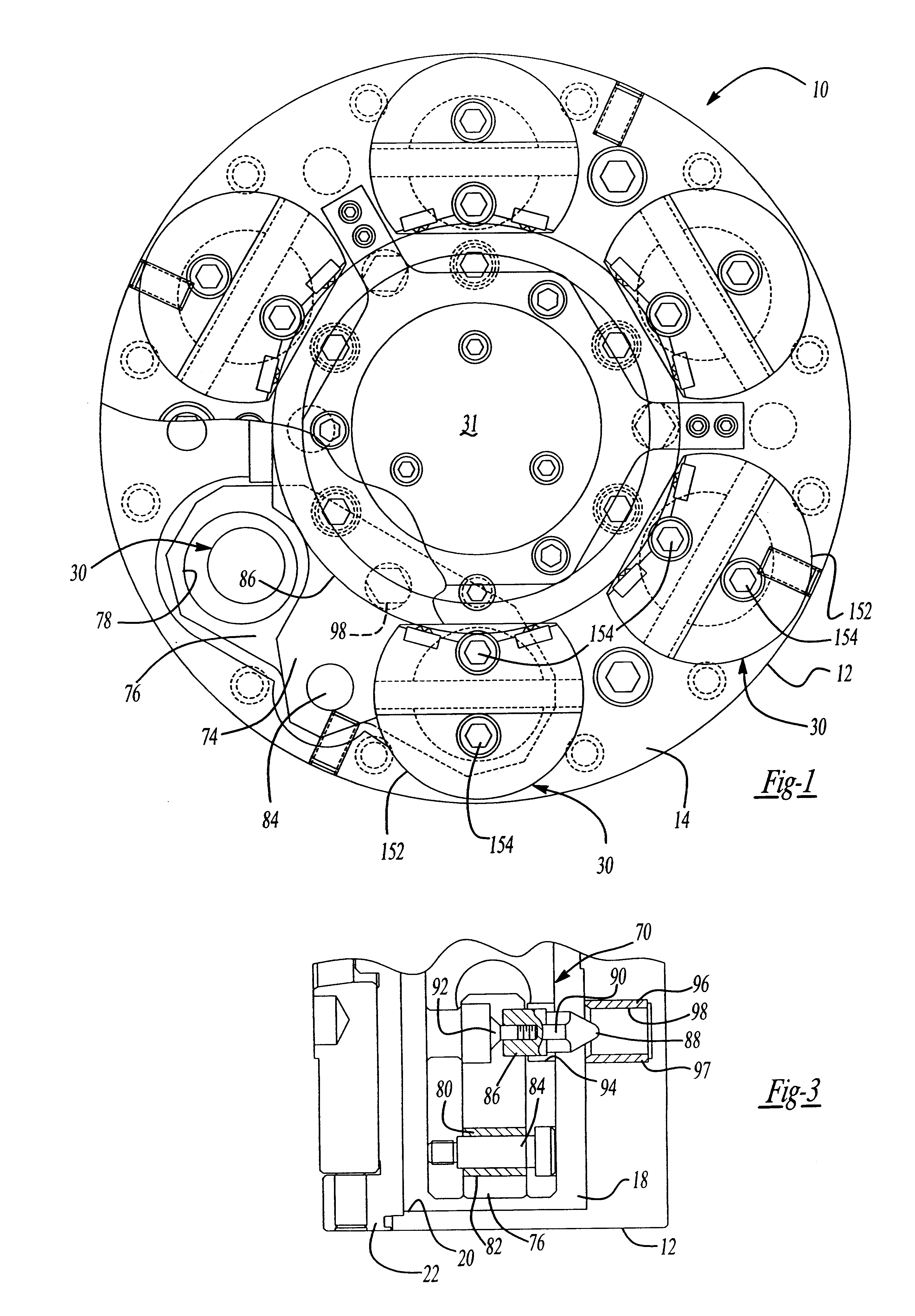 Equalizing power chuck