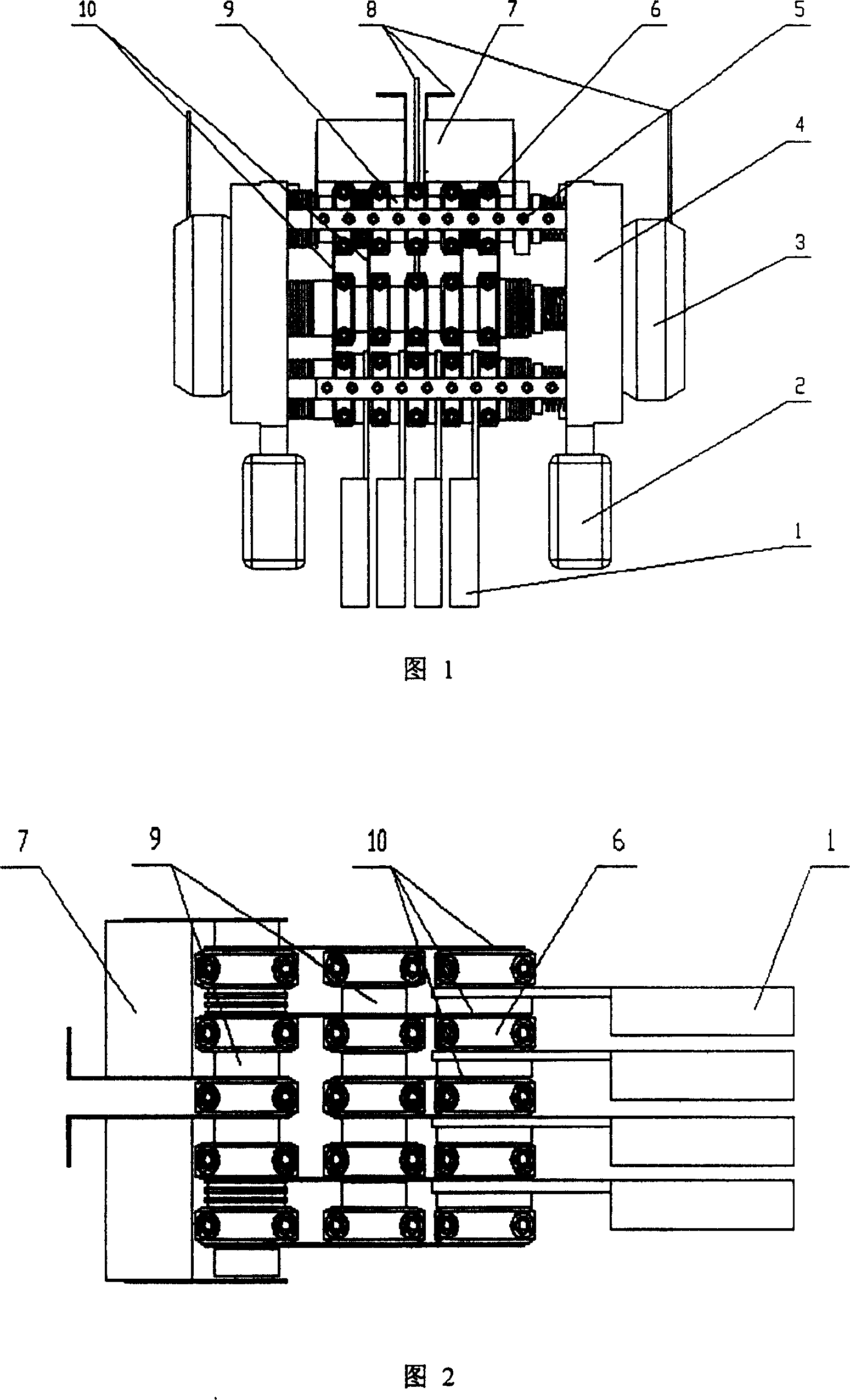 Commutating crystal brake tube power-phase module of impacted integrated gate pole