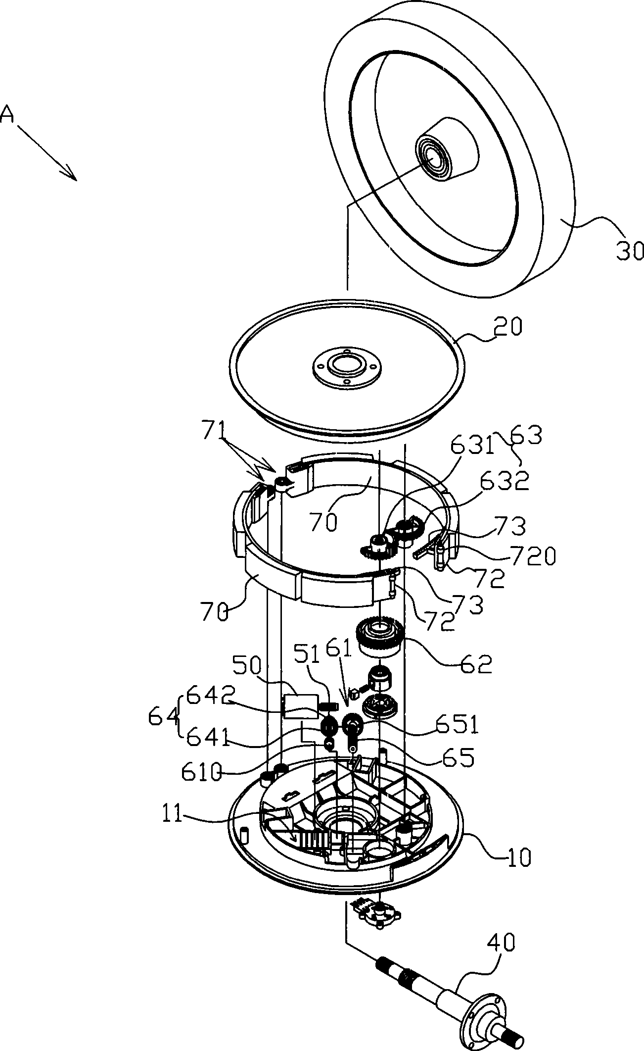 Magnetic-control wheel