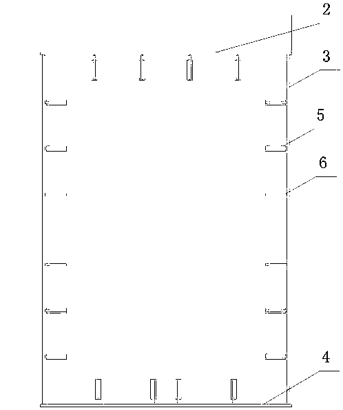 Method for installing steel box arch rib buckle by hanging method