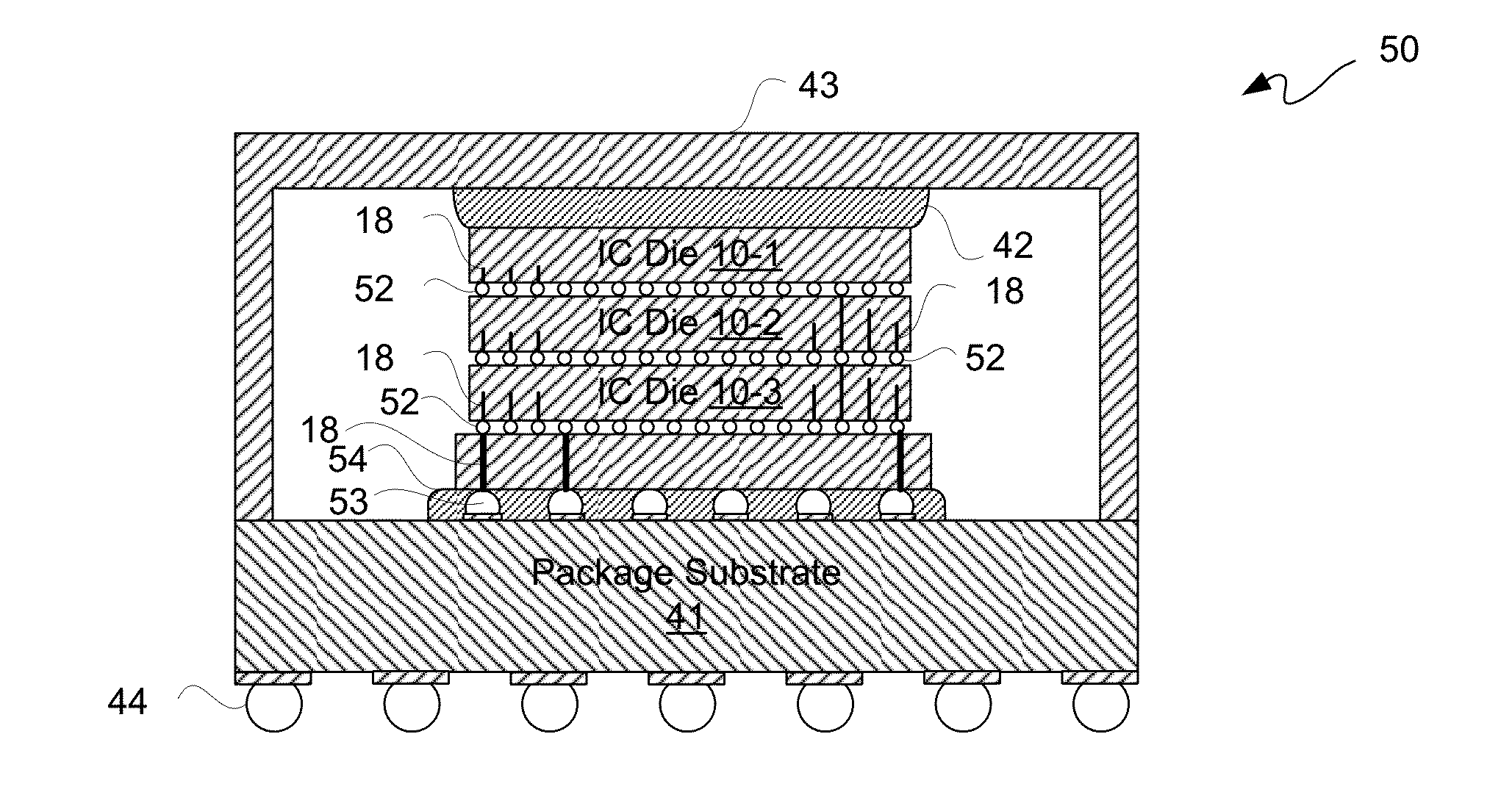 Multiple Bond Via Arrays of Different Wire Heights on a Same Substrate