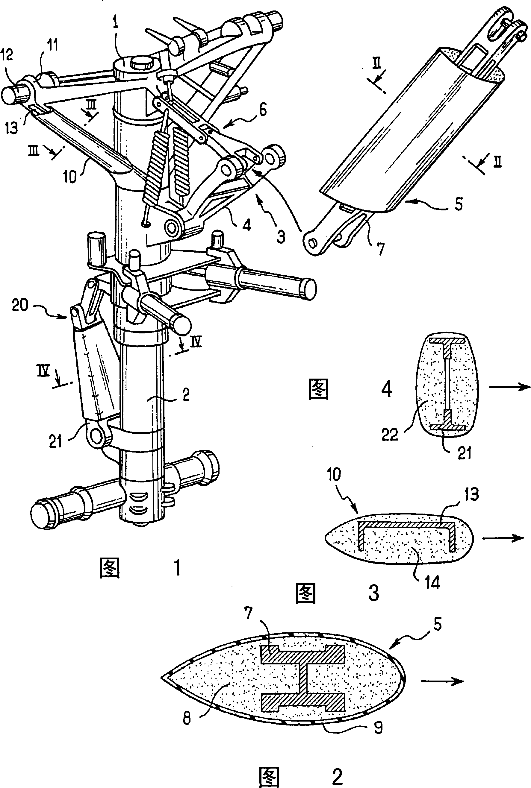 Method of reducing the aerodynamic noise generated by an aircraft landing gear