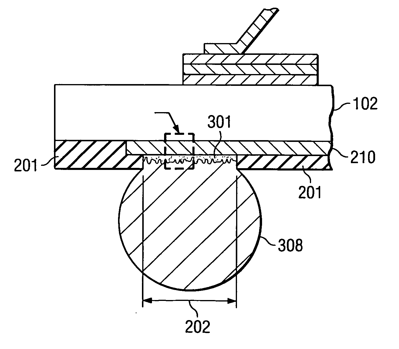Semiconductor device having improved mechanical and thermal reliability