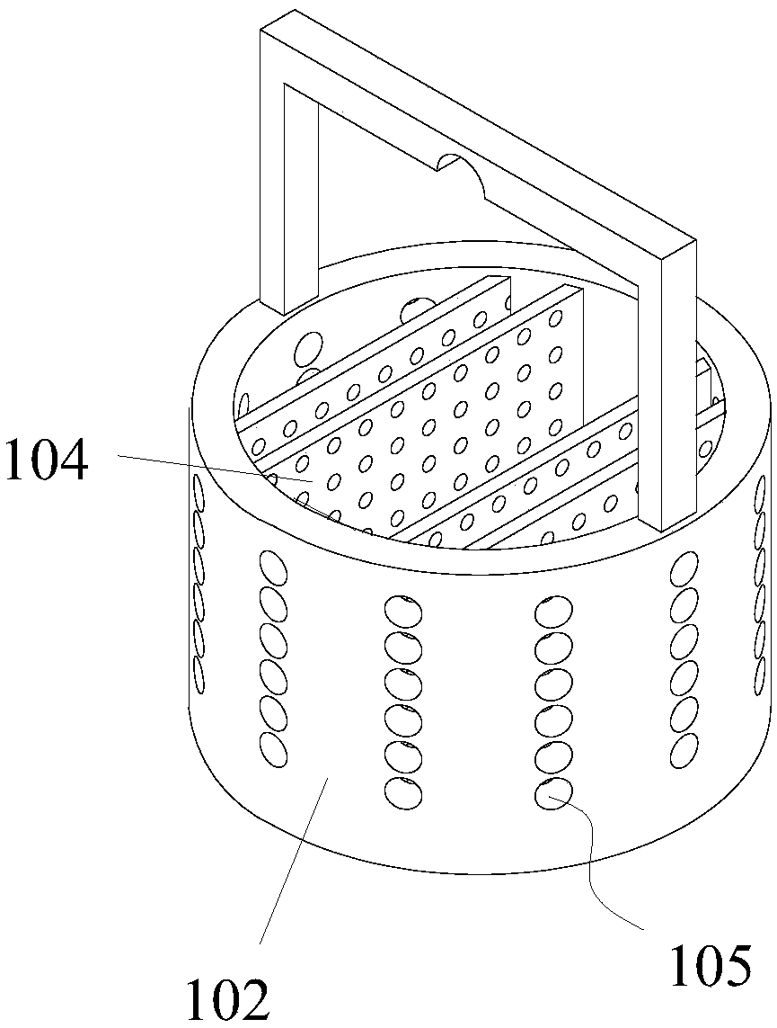 Device for deoiling surface of metal part