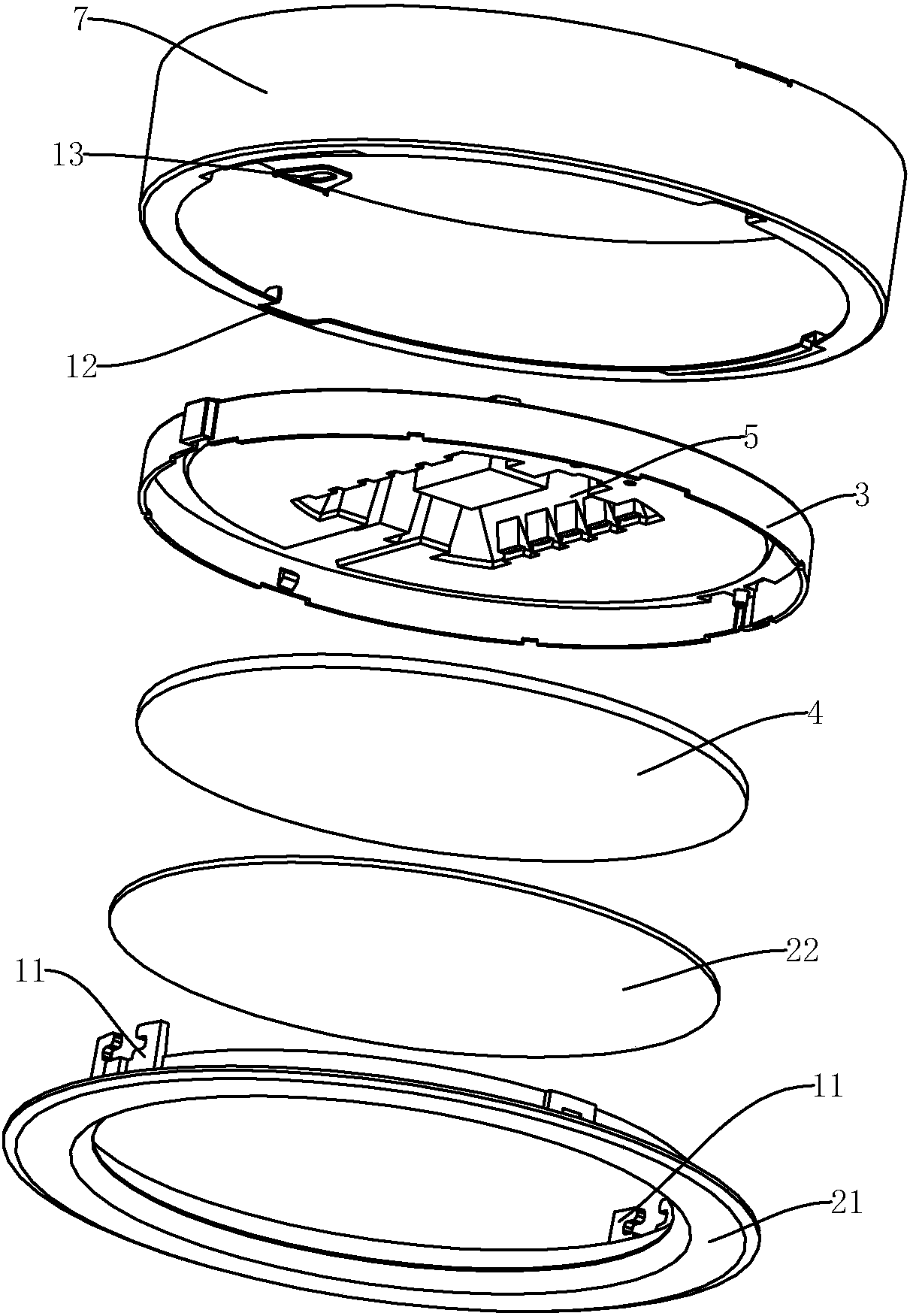 Panel light capable of switching mounting forms