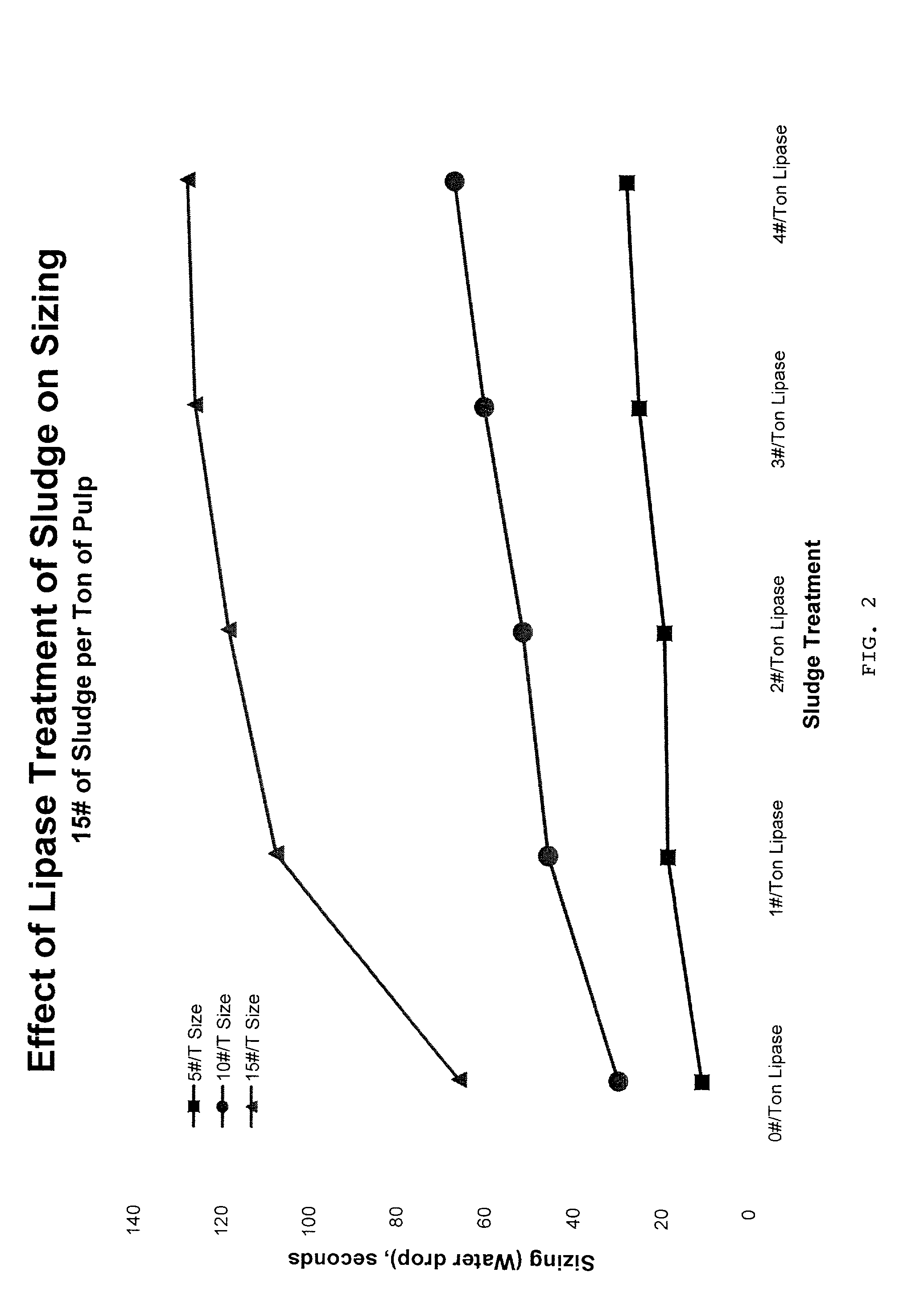 Papermaking process using enzyme-treated sludge, and products