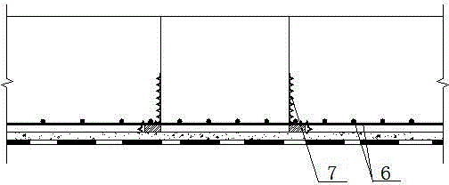 Foundation post-pouring belt template constructing method