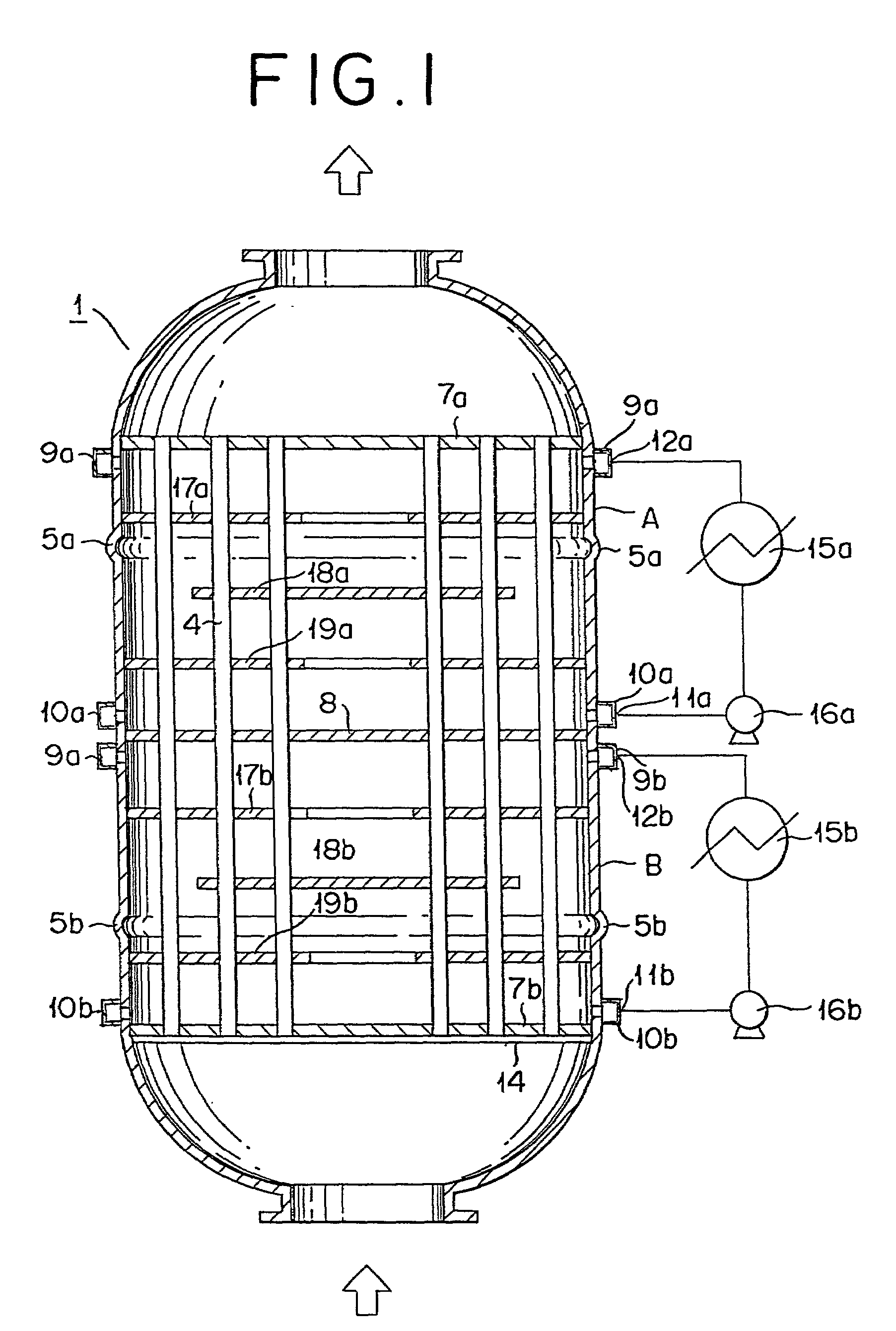 Reactor for catalytic gas phase oxidation