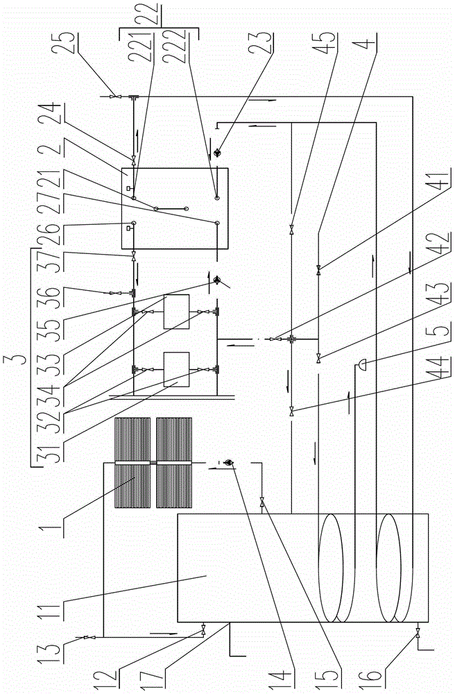 A solar heat pump combined heating and cooling system and method