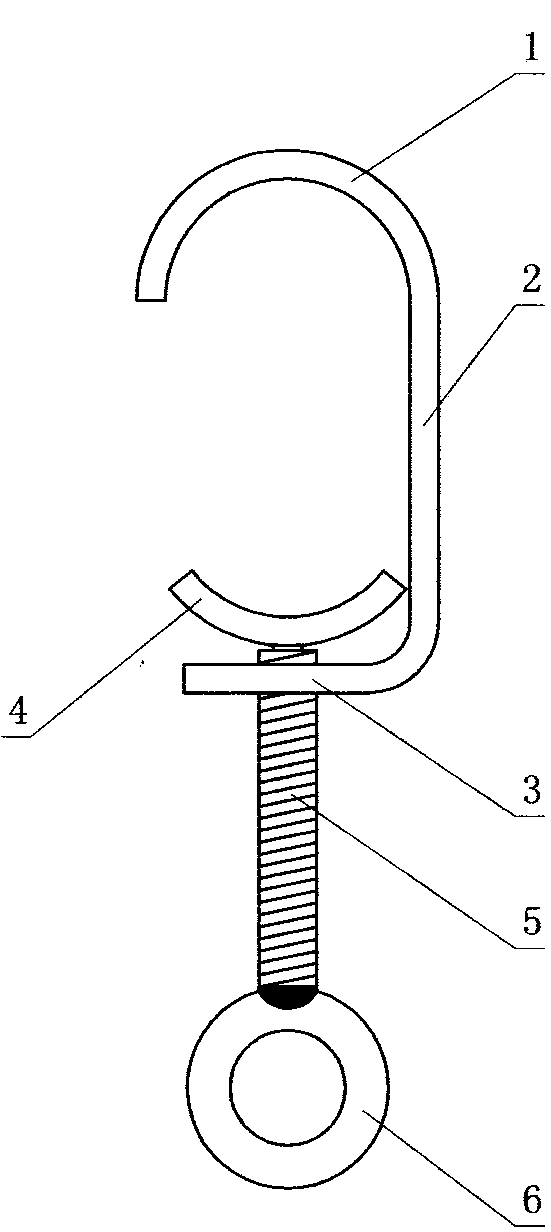 Hot-line installation type conductor auxiliary equipment suspension device