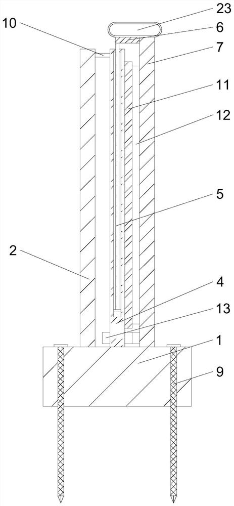 Culture pond blocking structure for preventing flood aquatic product loss