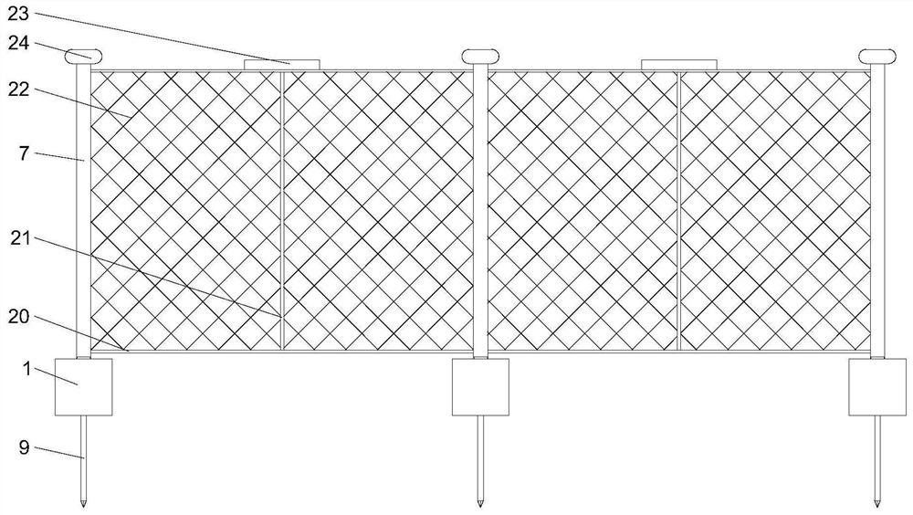 Culture pond blocking structure for preventing flood aquatic product loss