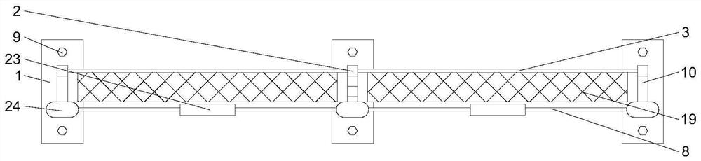 Culture pond blocking structure for preventing flood aquatic product loss