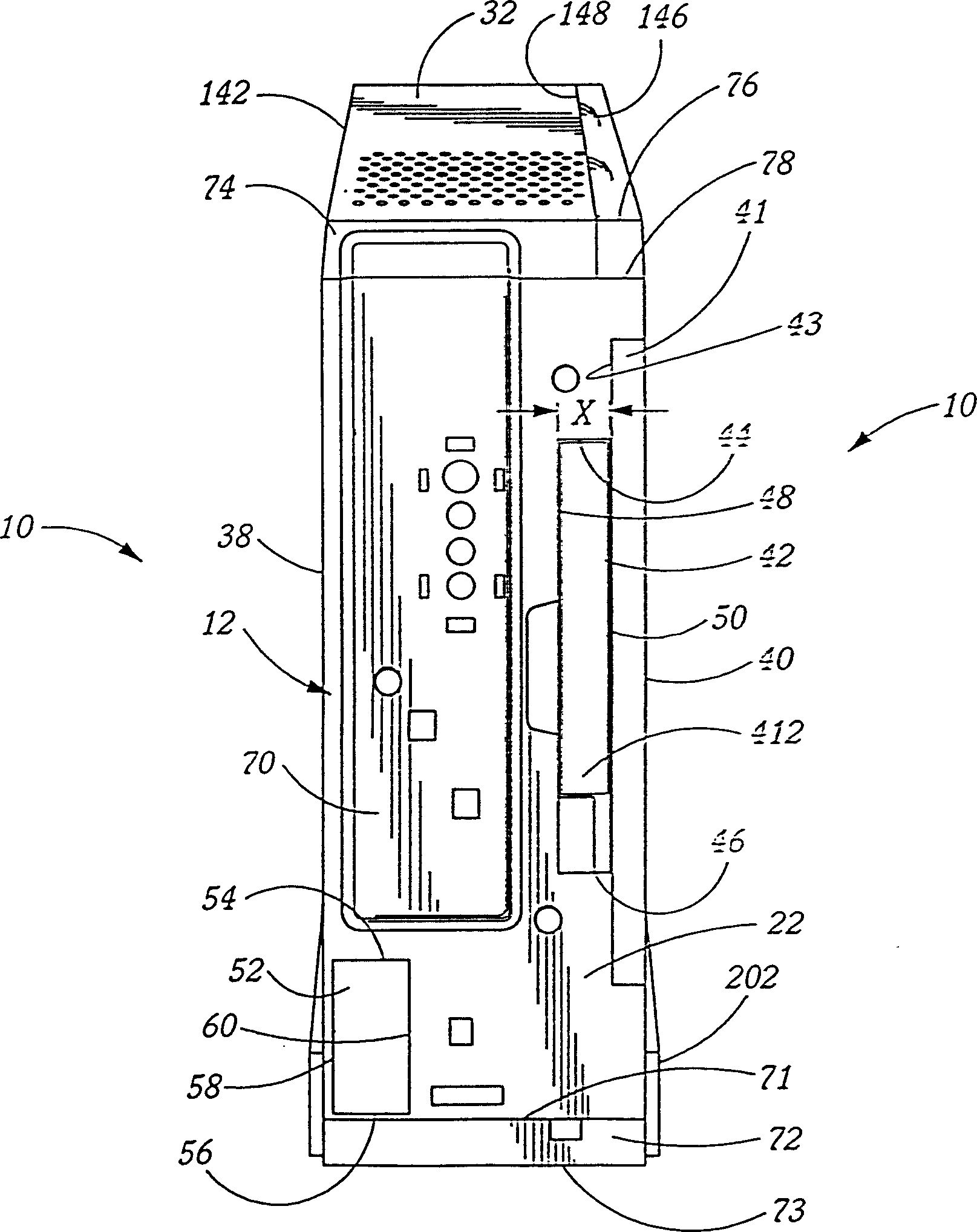 Computer with modular member