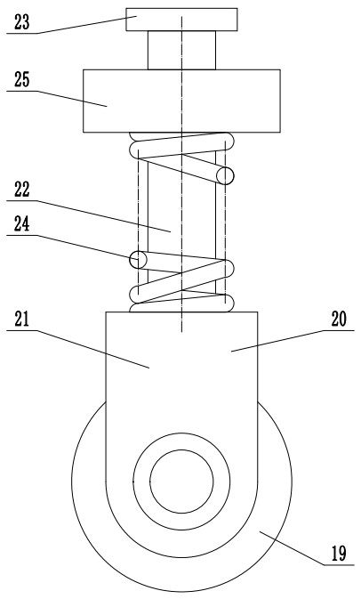 An adjustable cutting device for melt-blown cloth