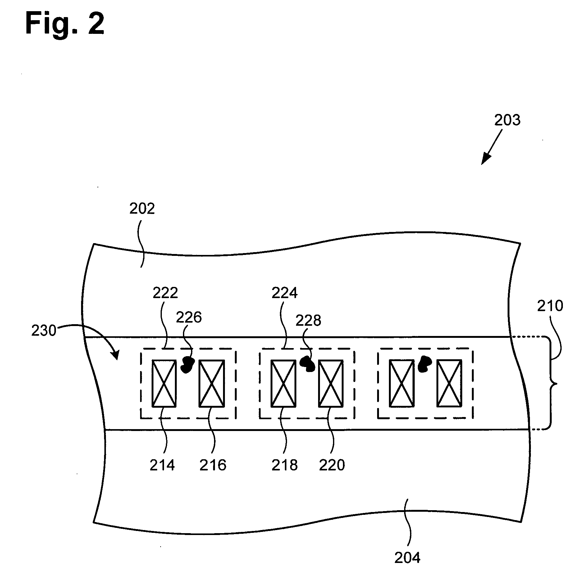 Method and system for non-destructive determination of dielectric breakdown voltage in a semiconductor wafer