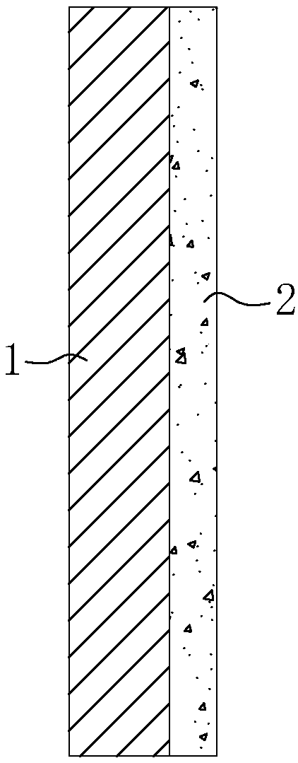 Fireproof composite board base material and preparation method thereof, and fireproof composite board