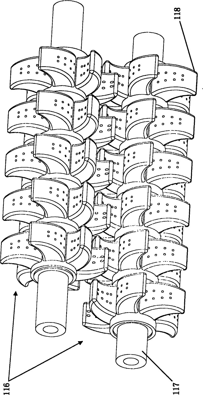 Furnace slag crushing device, crushing method and semi-wet method furnace slag processing system