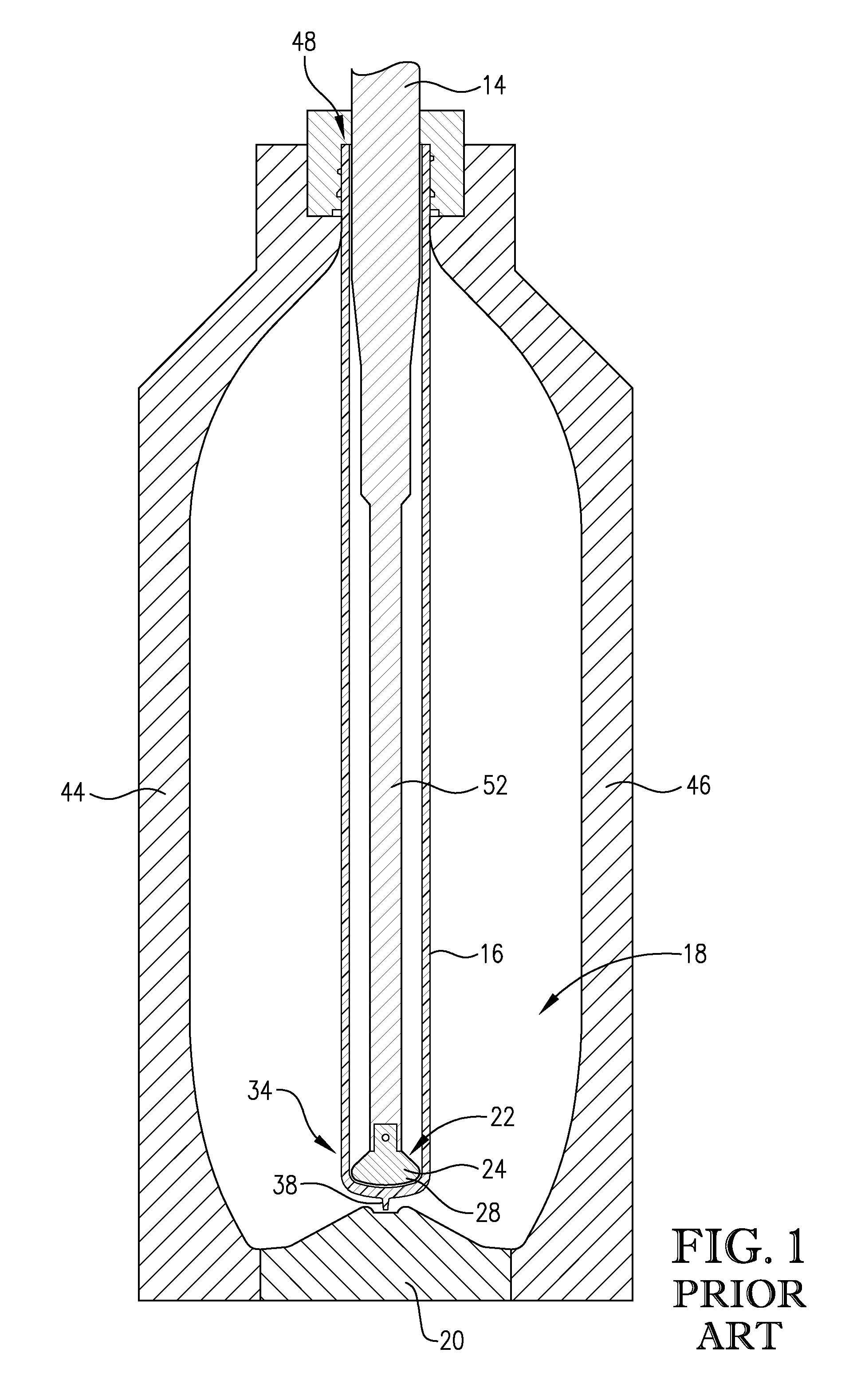 Method and apparatus for stretch blow molding a container