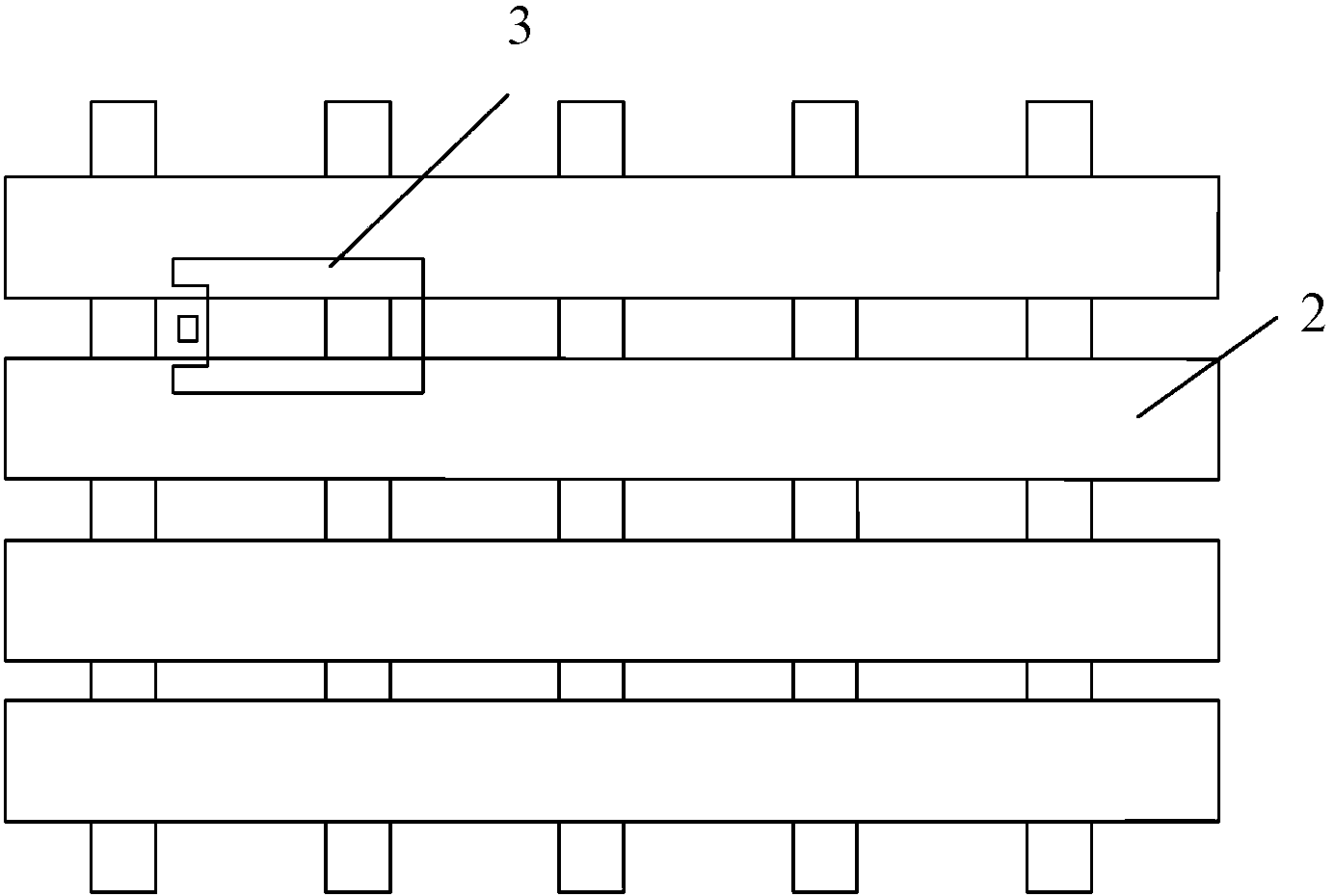 Reinforcement construction method with soft foundation grouting in railway frame bridge jacking process