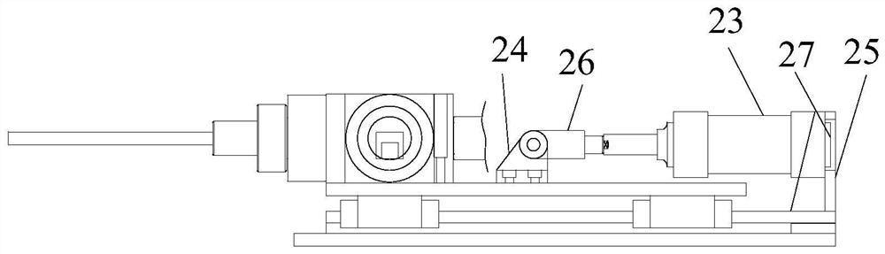 Sponge blowing device and system for cleaning inner wall of pipe