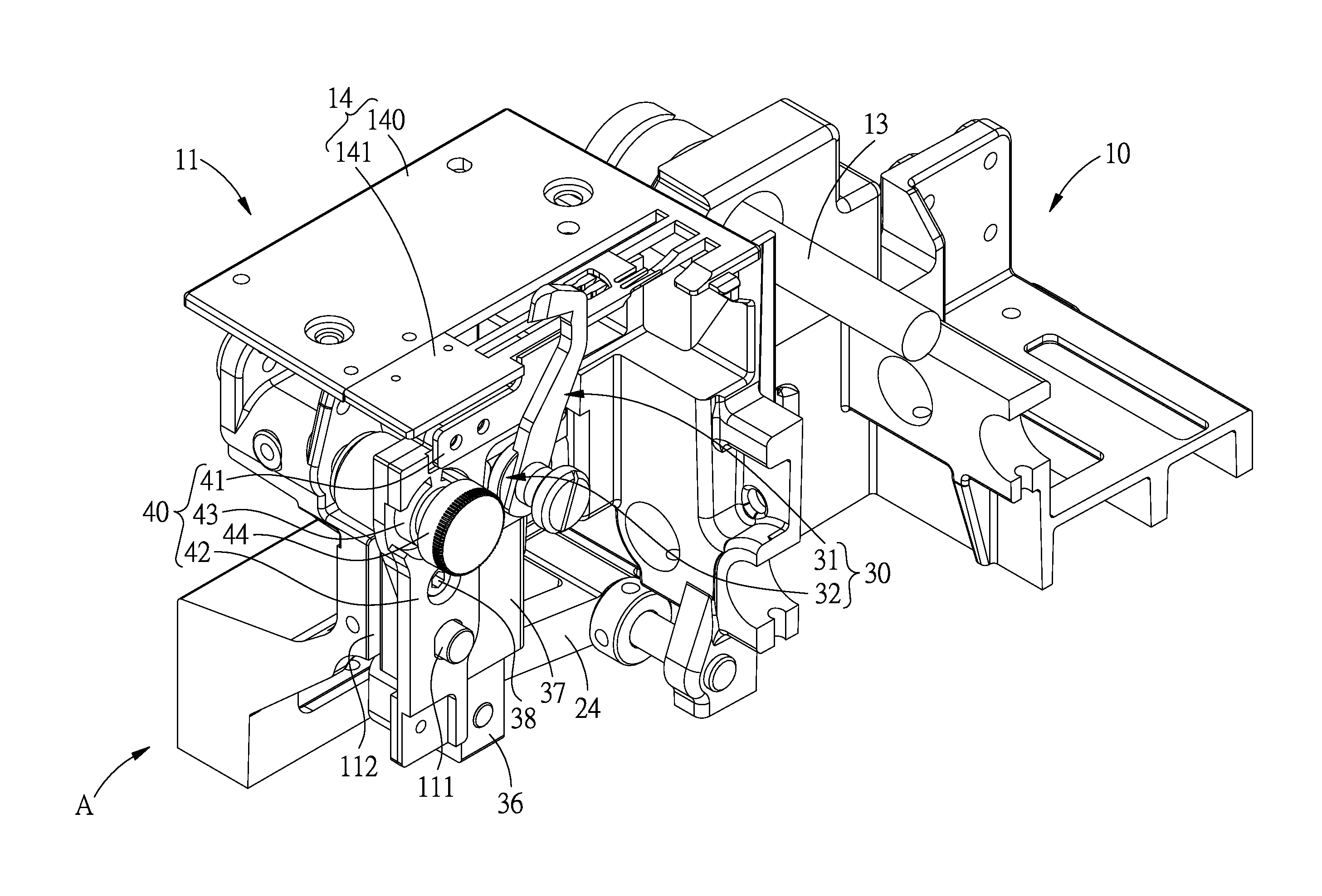 Cutting Device for a Sewing Machine