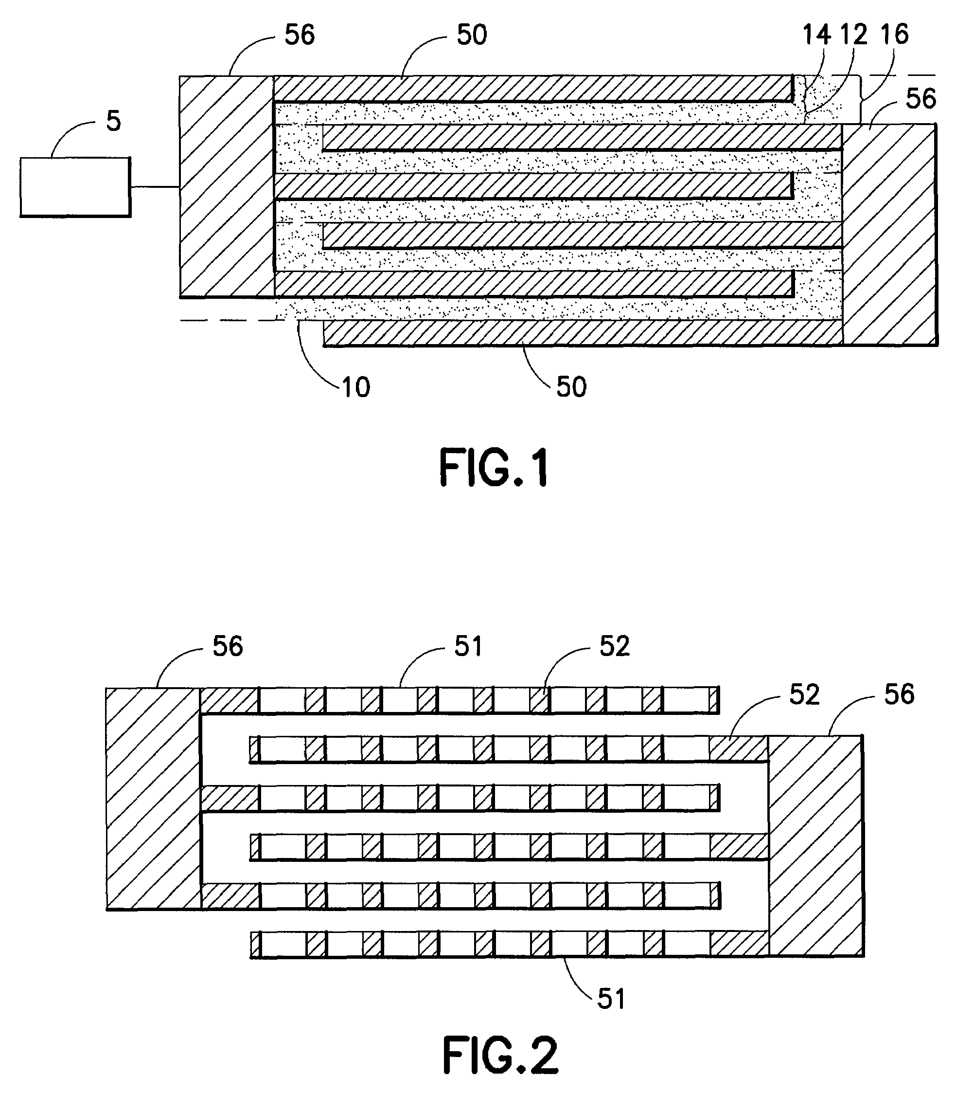 Integrated parallel plate capacitors