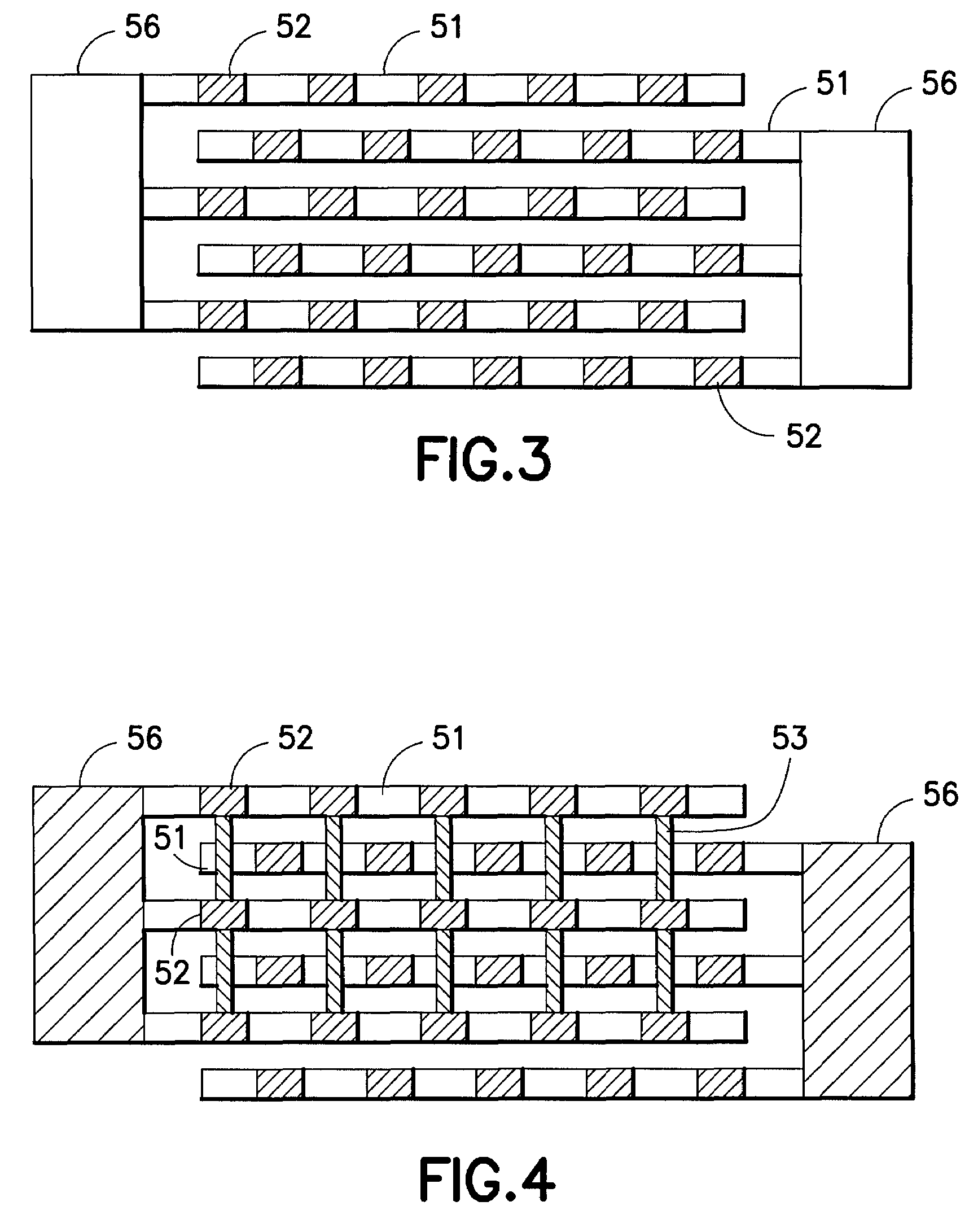 Integrated parallel plate capacitors
