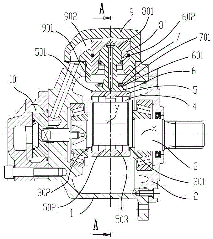 Intermediate-speed large-torque radial plunger hydraulic motor