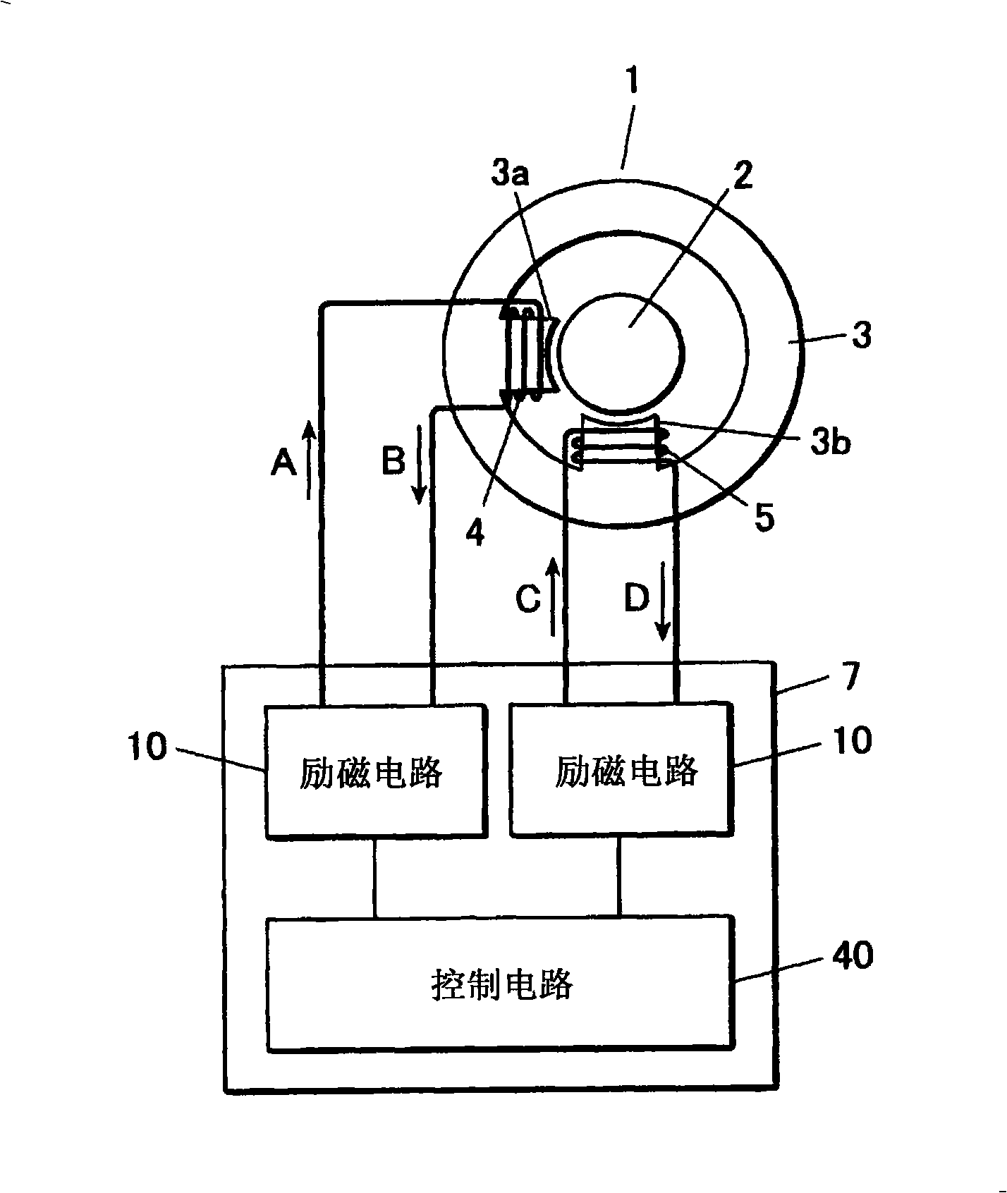 Driving device of stepping motor