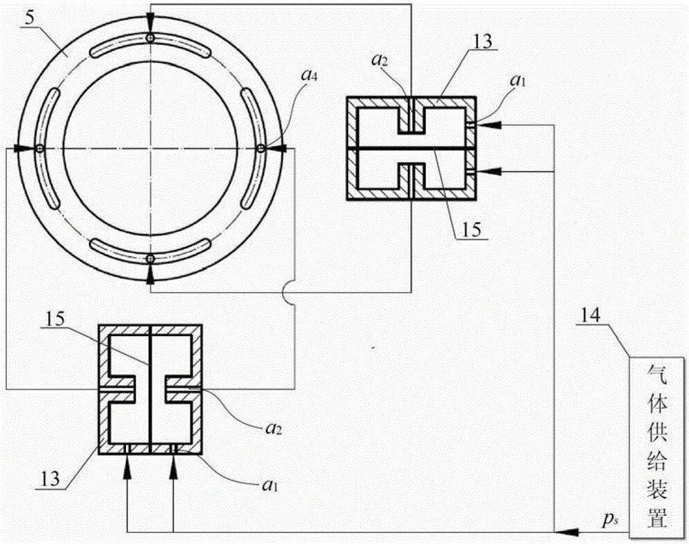 Gas end face seal anti-interference device and anti-interference method