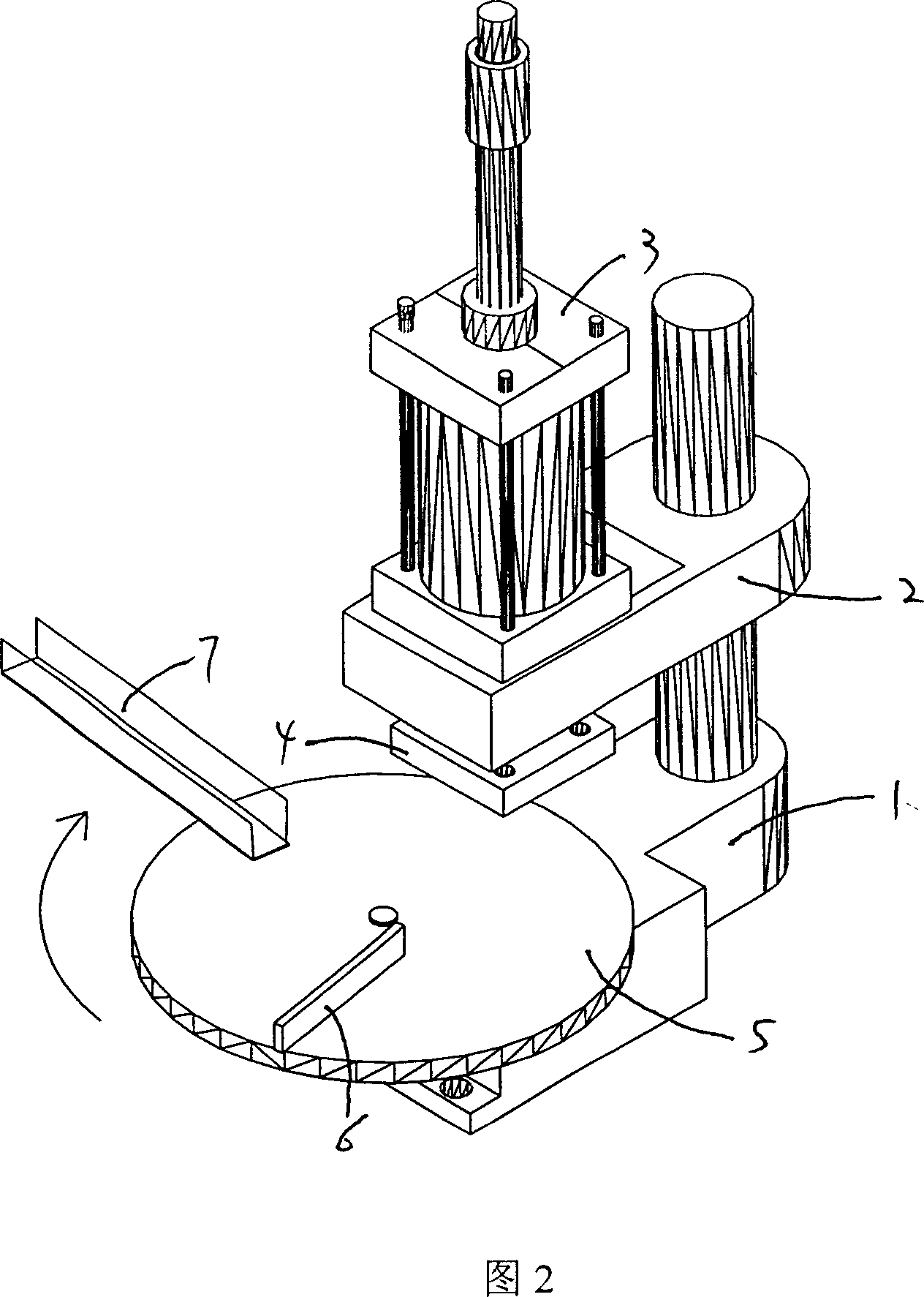 Flattening device for battery roll