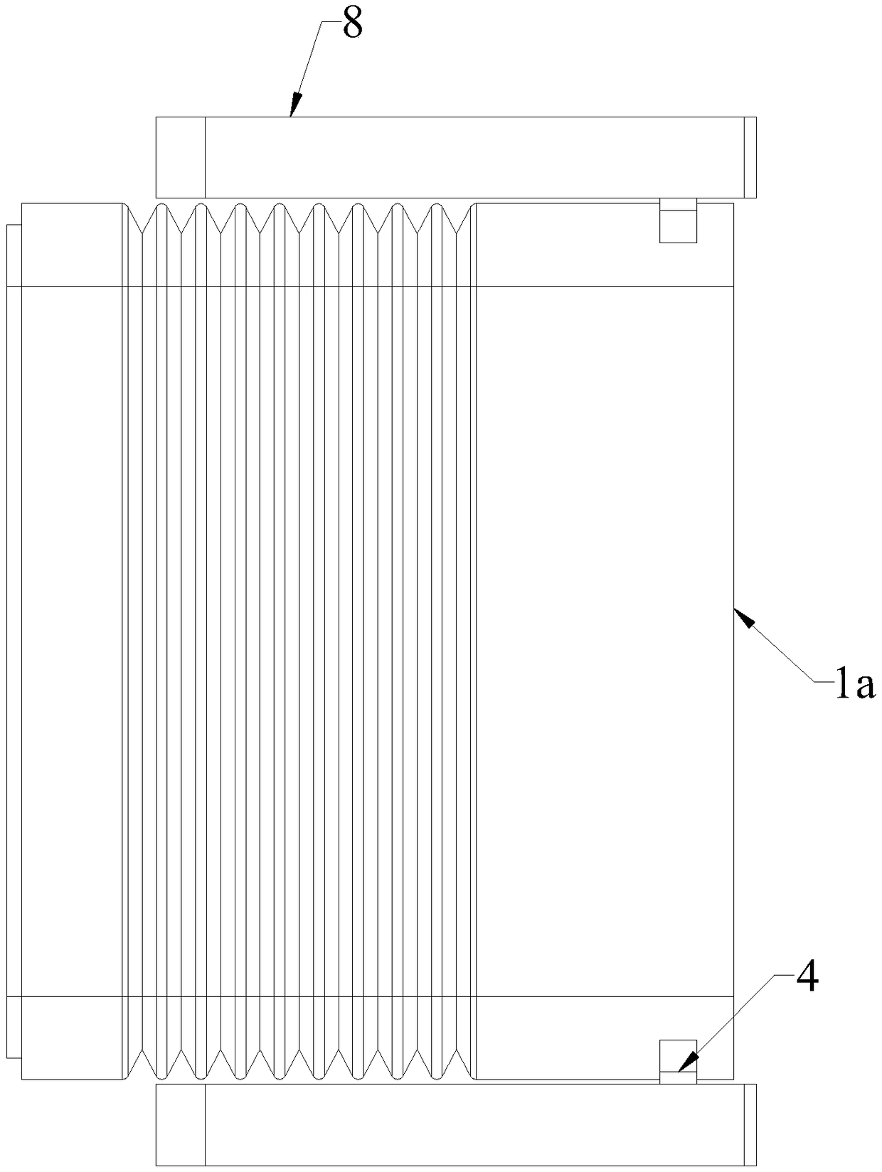 Driving mechanism for controlling opening or closing of capsule bag