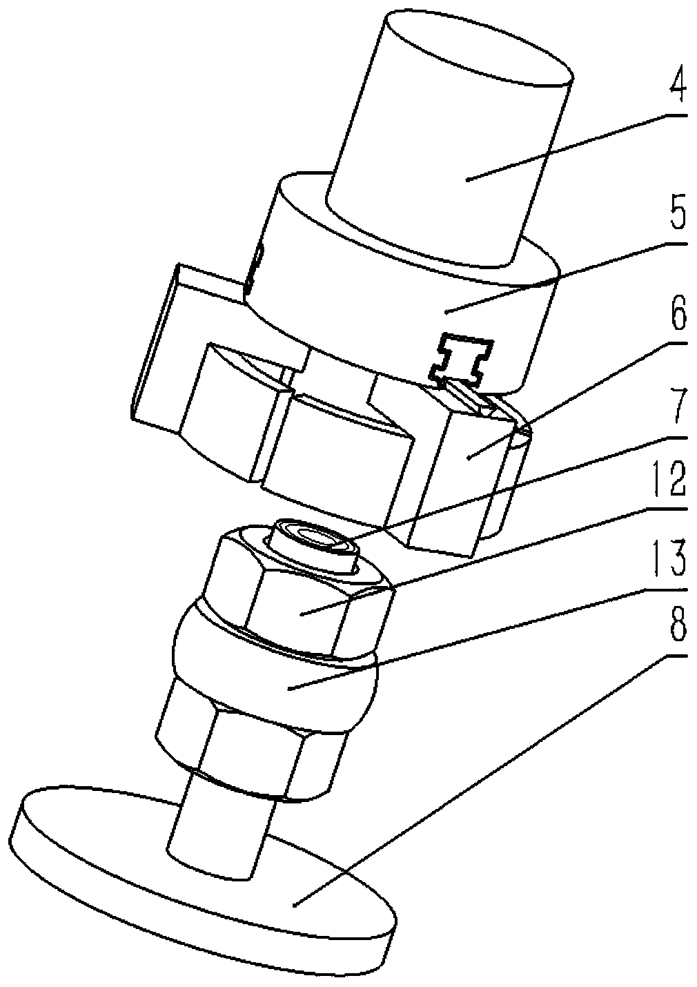 Device and method for filling solid lubricant on spherical sub-textured surface