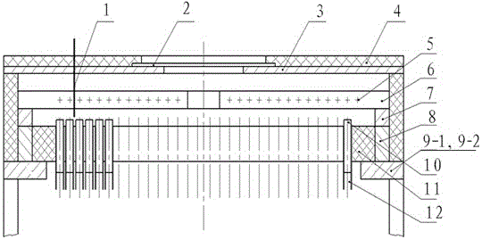 A kind of heat radiation welding device and welding method