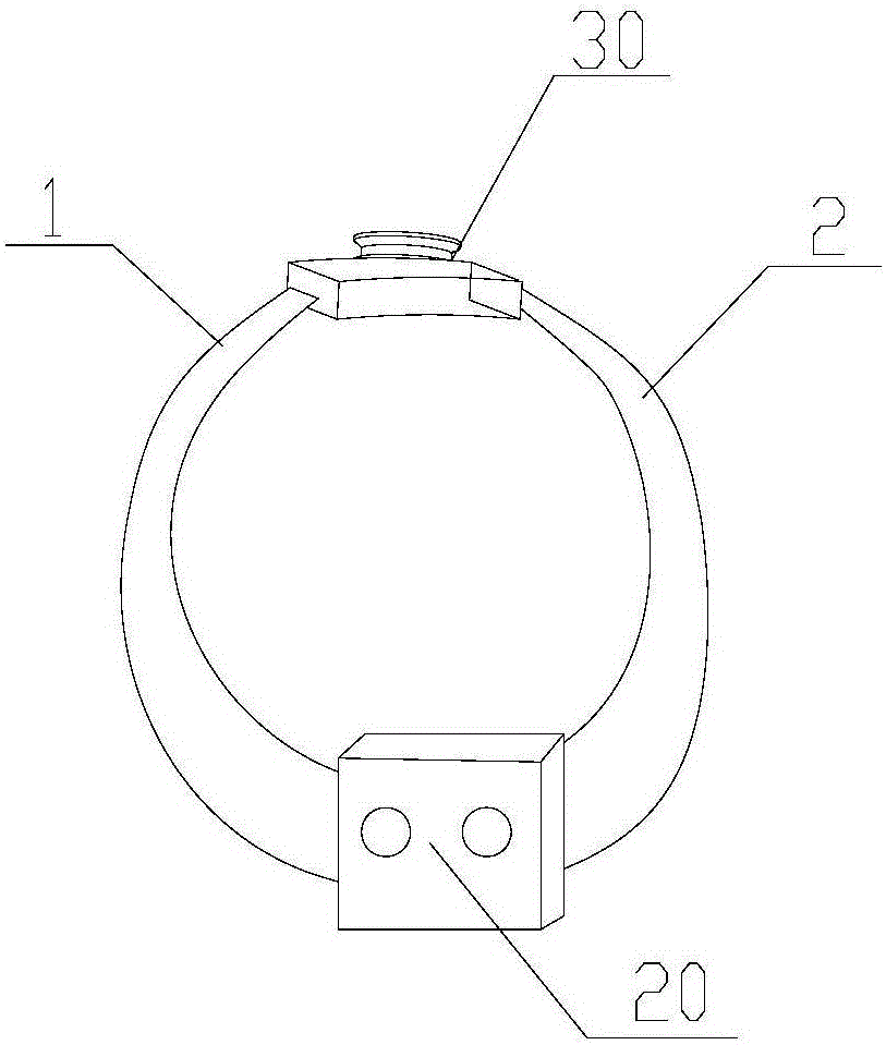 Bandage locking mechanism